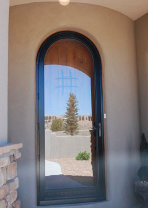 Full View Round Top Door - Arch Angle Custom Arched Top Storm Windows & Storm Doors